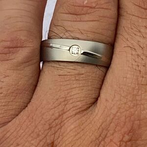 Men's Stainless Steel Ring Band size 11